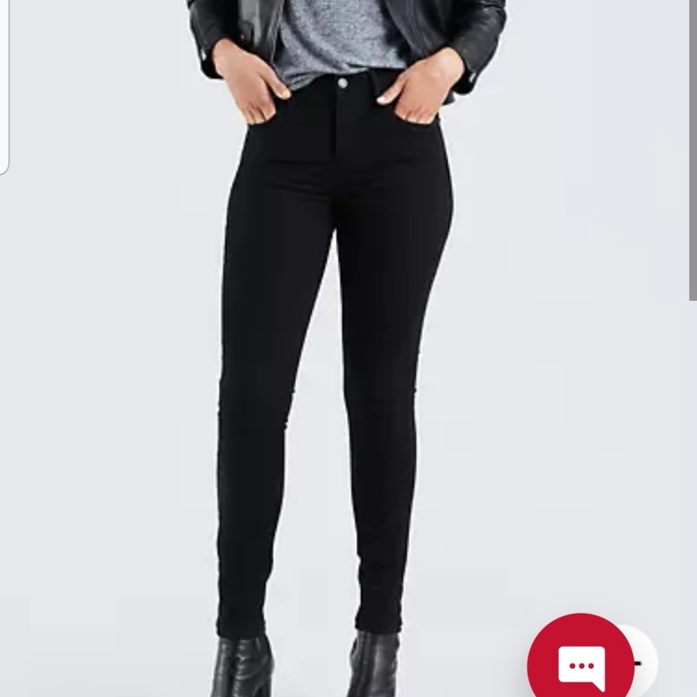 721 Levi's high rise skinny hypersoft Jean's 25x28